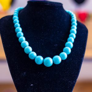 Collier en Perles Turquoises